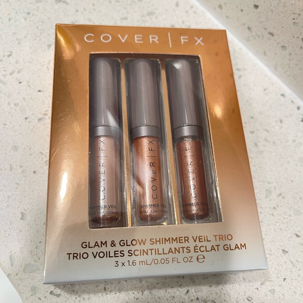 COVER FX Gold and Brown Highlighter Collection